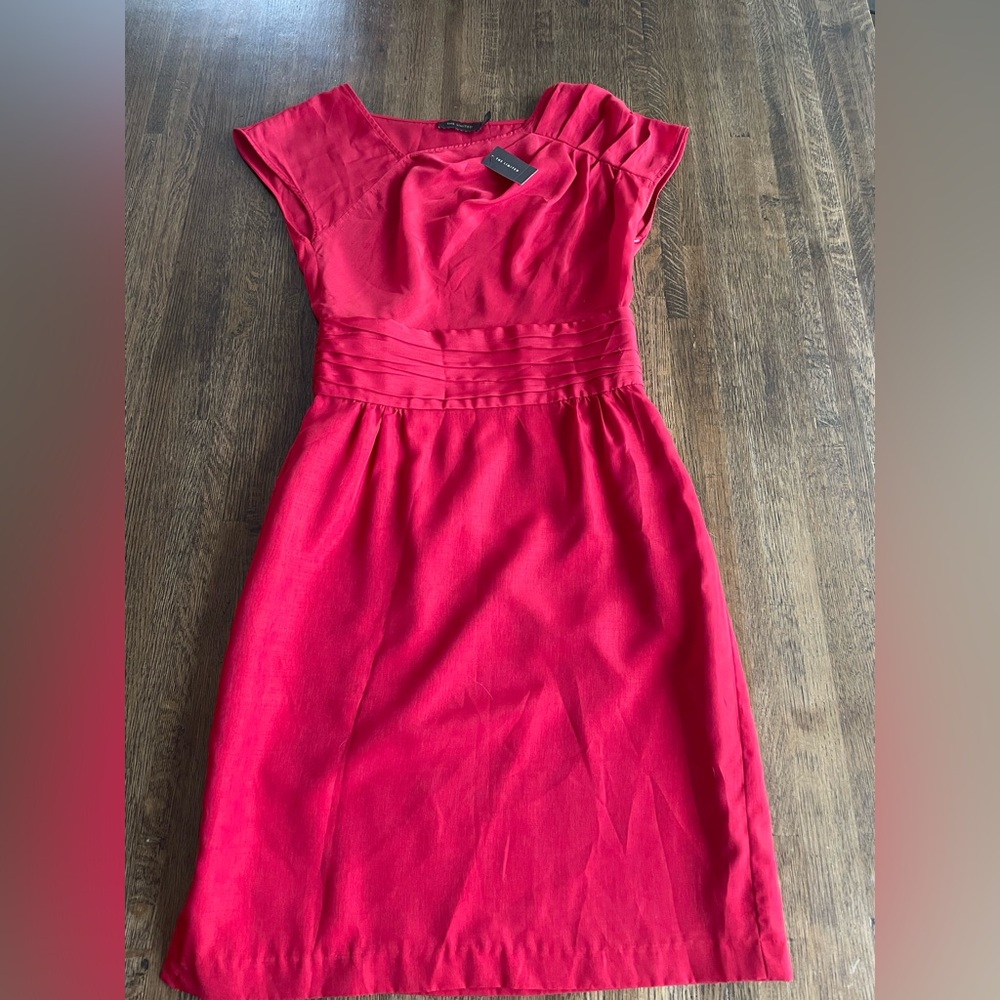 NWT The Limited Red Dress Fancy Festive Party Dress - size 0
